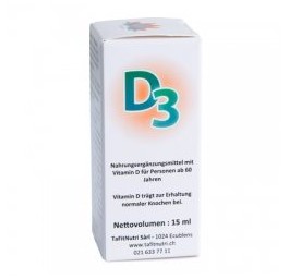 TAFITNUTRI vitamine D3 gouttes 800 UI 15 ml