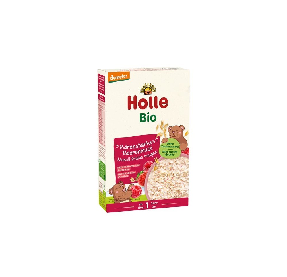 HOLLE bio-muesli fruits rouges céréales comp 200 g