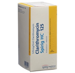 CLARITHROMYCINE Spirig HC 125 mg/5ml fl 100 ml
