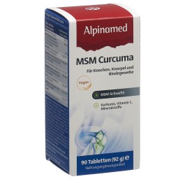 ALPINAMED MSM Curcuma cpr bte 90 pce