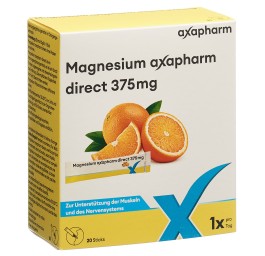 MAGNESIUM AXAPHARM direct sticks 375 mg 20 pce