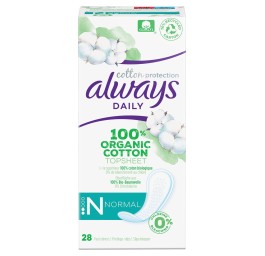 ALWAYS protège-slip Cotton Protect Normal 28 pce