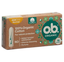 OB organic normal box 16 pce