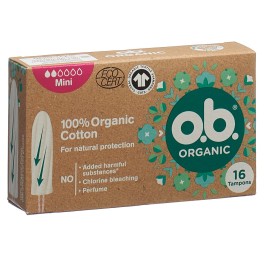 OB organic mini box 16 pce