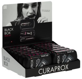CURAPROX display travel set black is white 12Stk