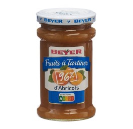 BEYER fruits à tartiner abricots verre 240 g