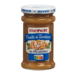 BEYER fruits à tartiner mirabelles verre 245 g