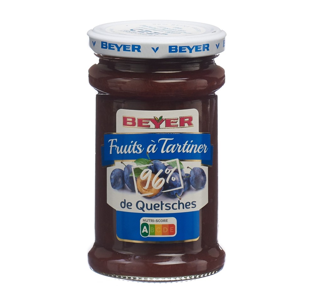 BEYER fruits à tartiner quetsches verre 245 g BEYER fruits à tartiner quetsches verre 245 g