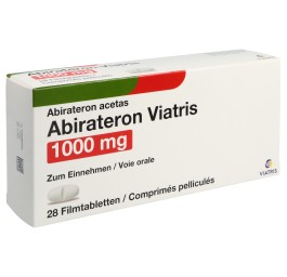 ABIRATERON Viatris cpr pell 1000 mg 28 pce