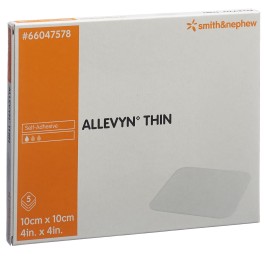 ALLEVYN THIN pansement adhésif 10x10cm 5 pce