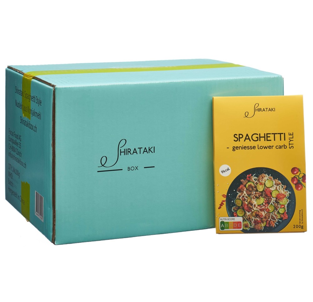 SHIRATAKI BOX Spaghetti Style s gluten 24 x 200 g