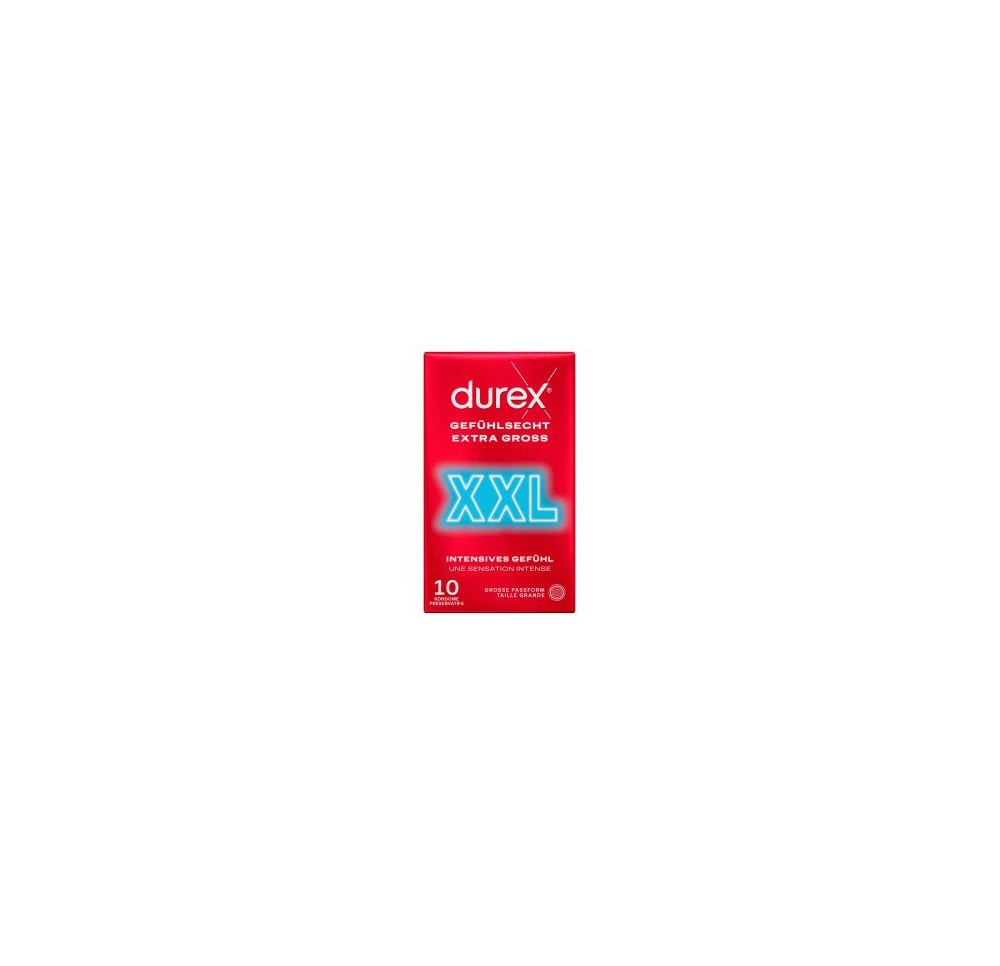 DUREX Gefühlsecht XXL préservatif 10 pce