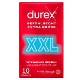 DUREX Gefühlsecht XXL préservatif 10 pce