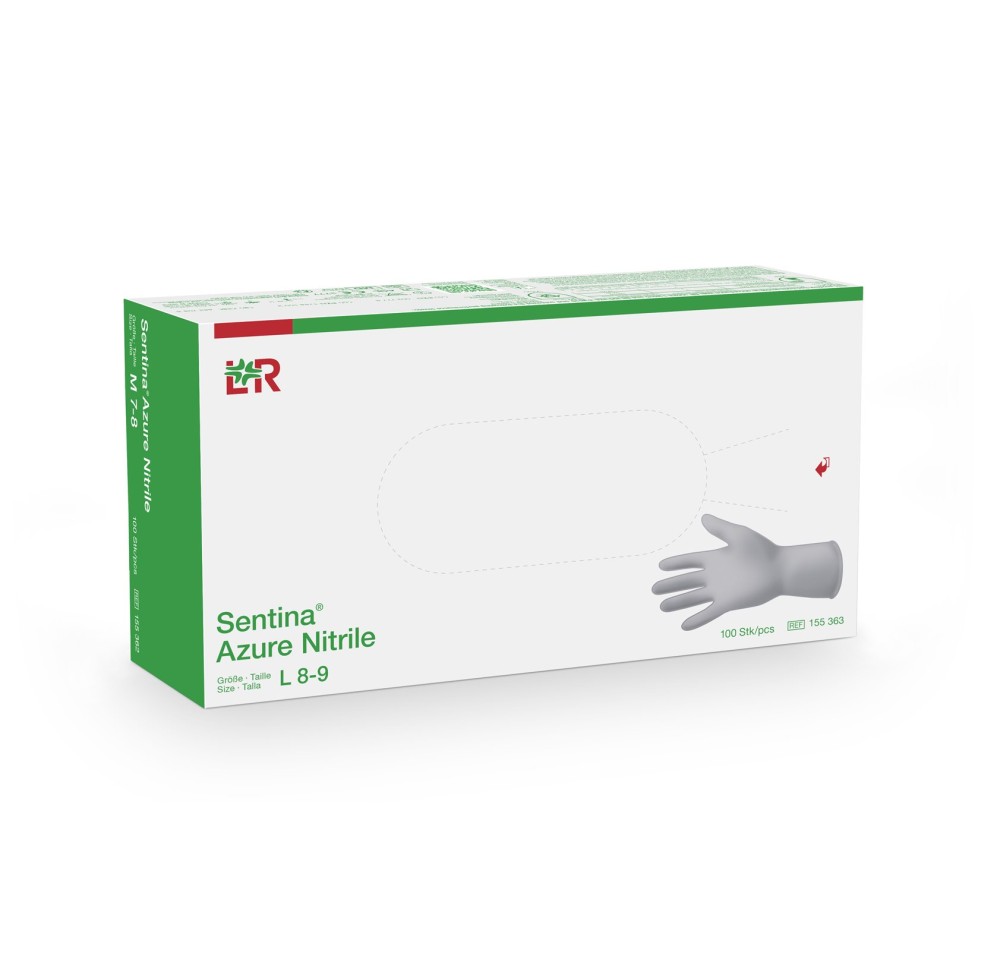 SENTINA gants d'examen L nitril non poudr 100 pce SENTINA gants d'examen L nitril non poudr 100 pce