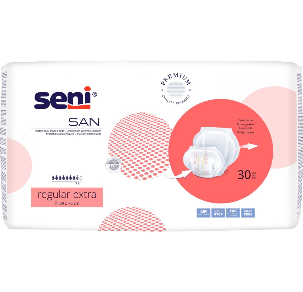 SENI San Regular Extra 3 sach 30 pce