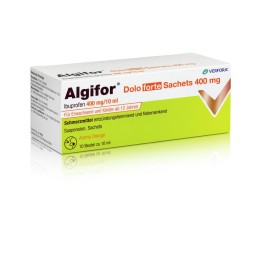 ALGIFOR Dolo forte susp 400 mg/10ml 10 sach 10 ml