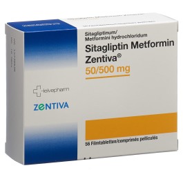 SITAGLIPTIN Metformin Zentiva 50/500mg 56 pce