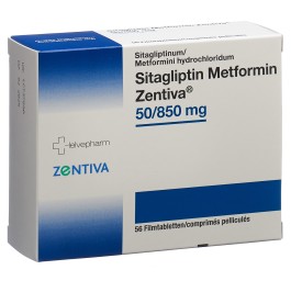 SITAGLIPTIN Metformin Zentiva 50/850mg 56 pce