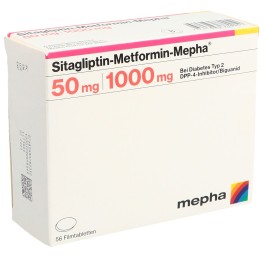SITAGLIPTIN Metformin Mepha 50/1000mg 56 pce