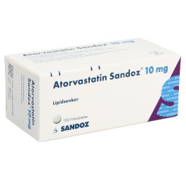 ATORVASTATINE Sandoz cpr pell 10 mg 100 pce
