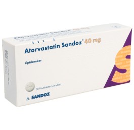 ATORVASTATINE Sandoz cpr pell 40 mg 30 pce