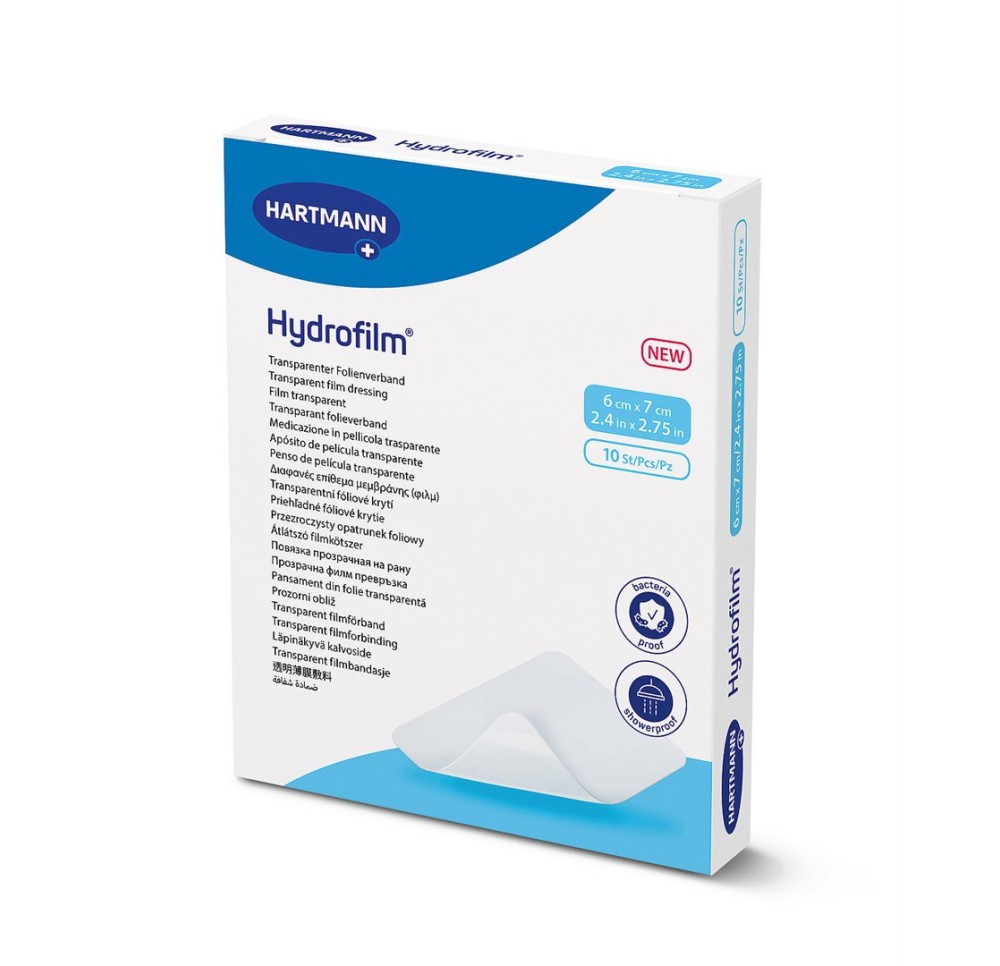 HYDROFILM pansement trans 6x7cm st 10 pce