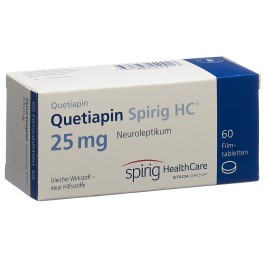 QUETIAPINE Spirig HC cpr pell 25 mg 60 pce
