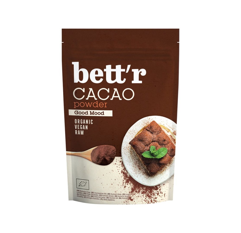 BETT'R cacao en poudre cru sach 200 g BETT'R cacao en poudre cru sach 200 g