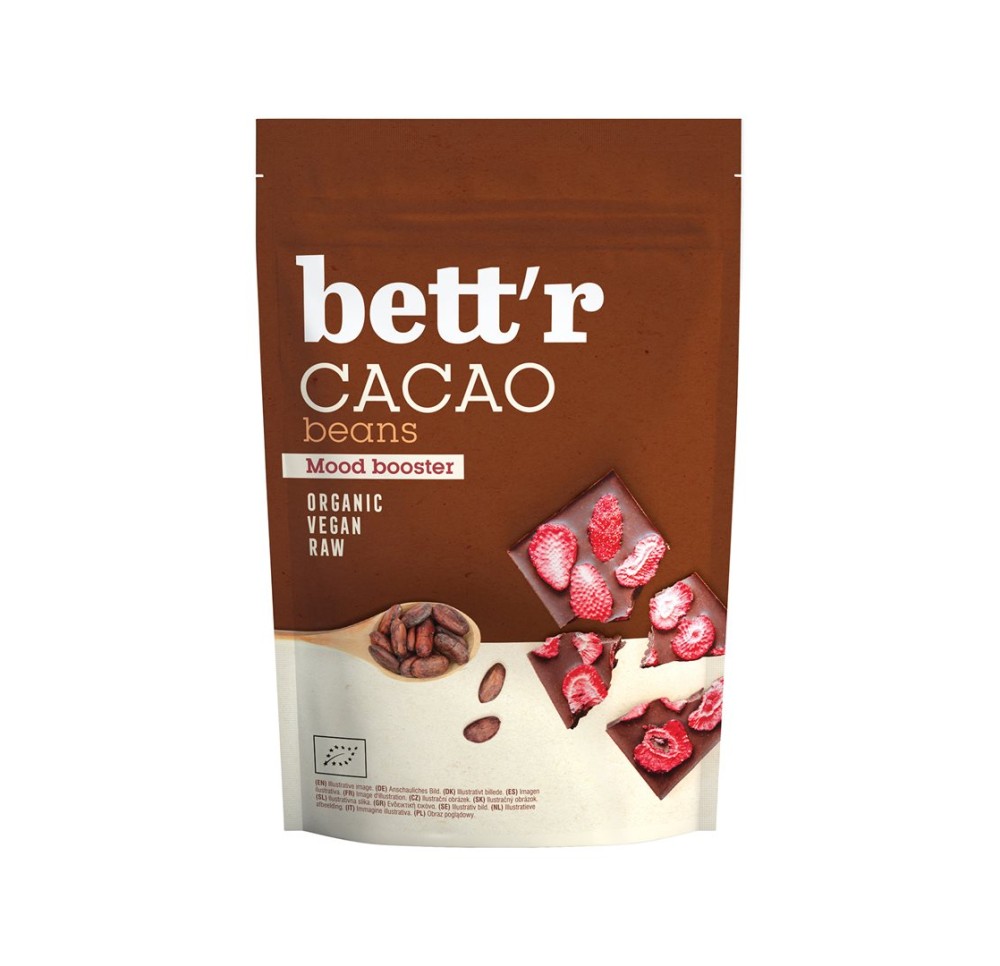 BETT'R fèves de cacao cru sach 200 g BETT'R fèves de cacao cru sach 200 g