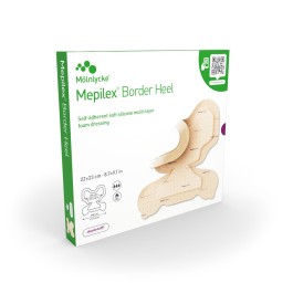 MEPILEX Border Heel 22x23cm (nouveau) 6 pce