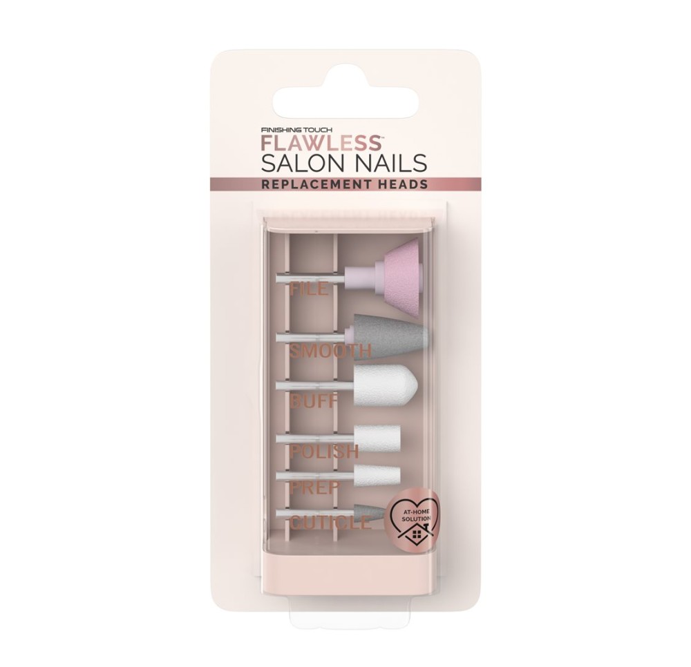 FLAWLESS Salon Nails set tête rechange