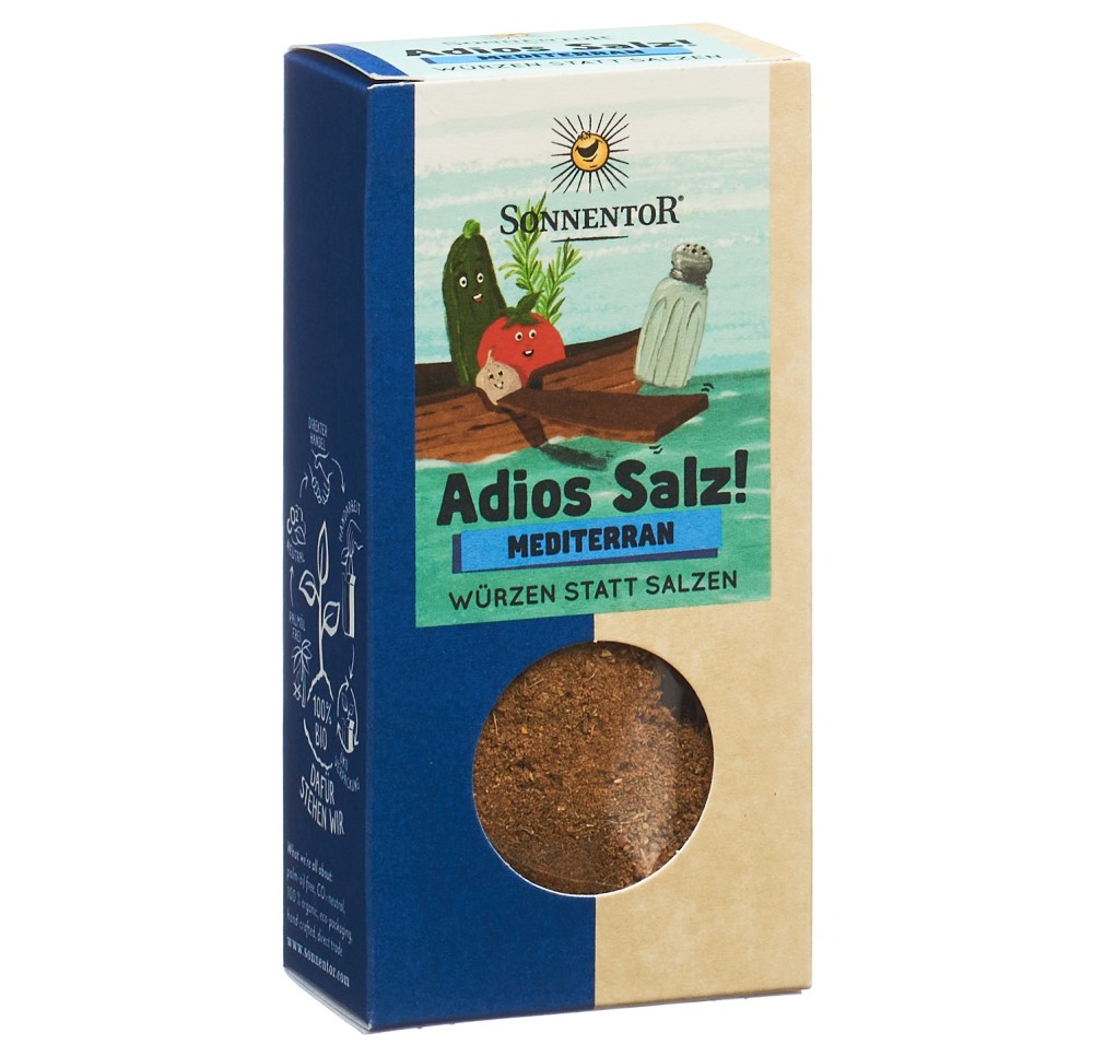 SONNENTOR Adios Salz! Mediterran Gemüse BIO 50 g SONNENTOR Adios Salz! Mediterran Gemüse BIO 50 g