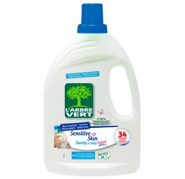 L'ARBRE VERT lessive liq éco peaux sens 1.53 lt