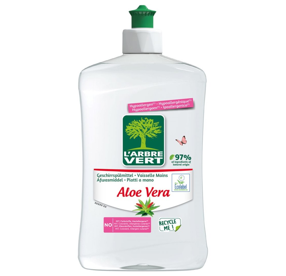 L'ARBRE VERT liq vaisselle éco aloe vera fl 500 ml