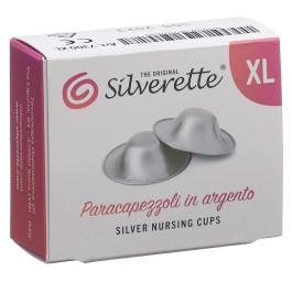 SILVERETTE coupelles d'allaitement en arge XL ø5cm