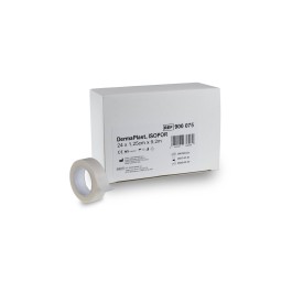 DERMAPLAST ISOPOR 1.25cmx9.2m n-tissé blanc 24 pce