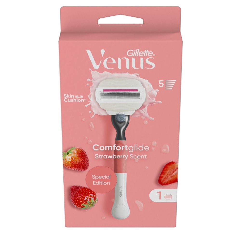 GILLETTE Venus Comf rasoir Strawb Edit 1 lame