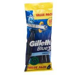 GILLETTE Blue 3 Smooth rasoir jetable (n) 6 pce