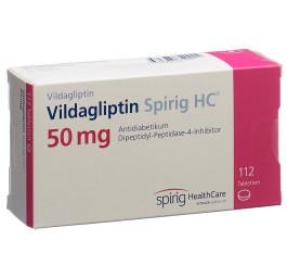 VILDAGLIPTINE Spirig HC cpr 50 mg 112 pce