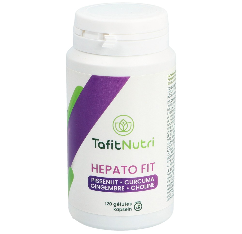 TAFITNUTRI Hepato Fit gélules 265 mg fl 120 pce