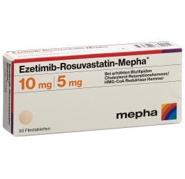 EZETIMIB ROSUVAST Mepha cpr pell 10mg/5mg 30 pce