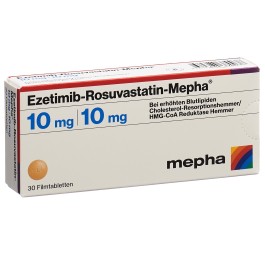 EZETIMIB ROSUVAST Mepha cpr pell 10mg/10mg 30 pce