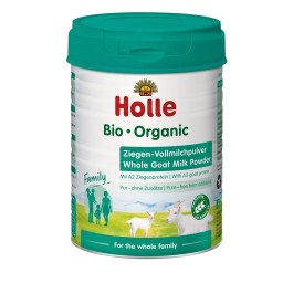 HOLLE lait de chèvre en poudre bio Family 400 g