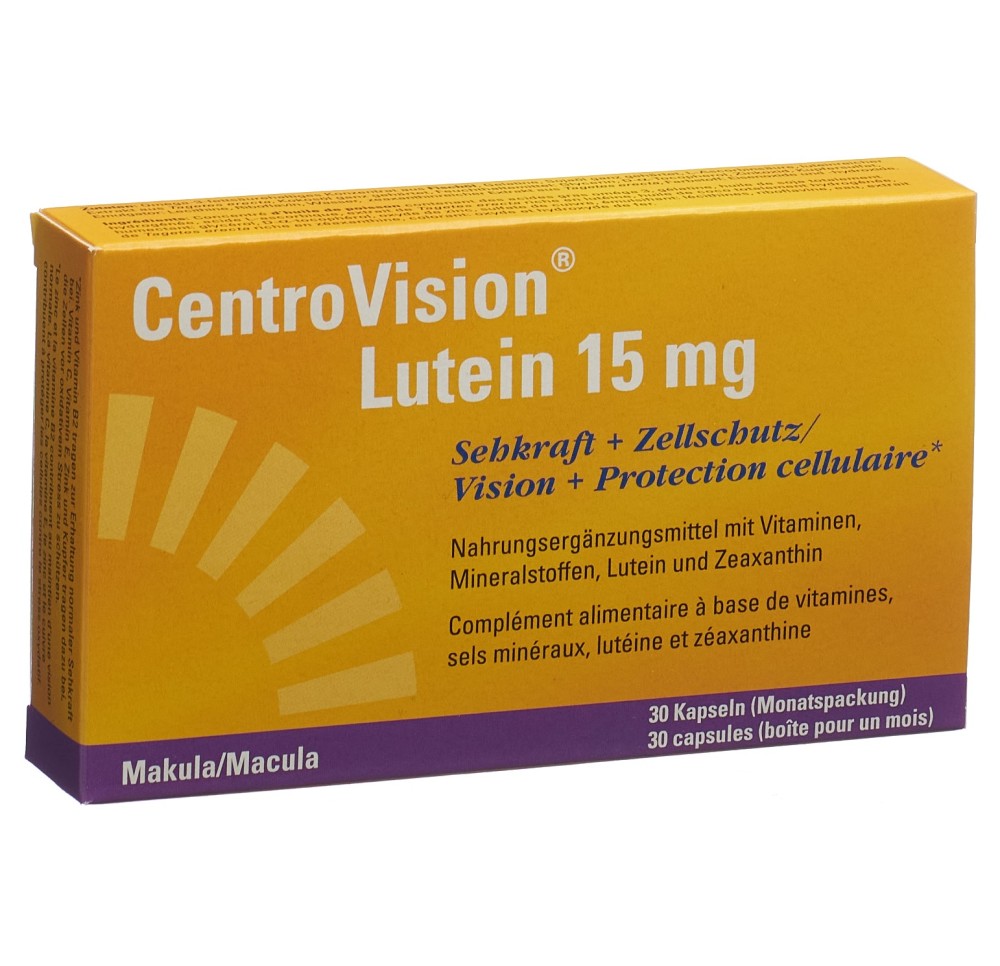 CENTROVISION Lutein 15 mg 30 pce CENTROVISION Lutein 15 mg 30 pce
