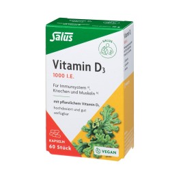 SALUS Vitamine D3 1000 IE caps vegan 60 pce