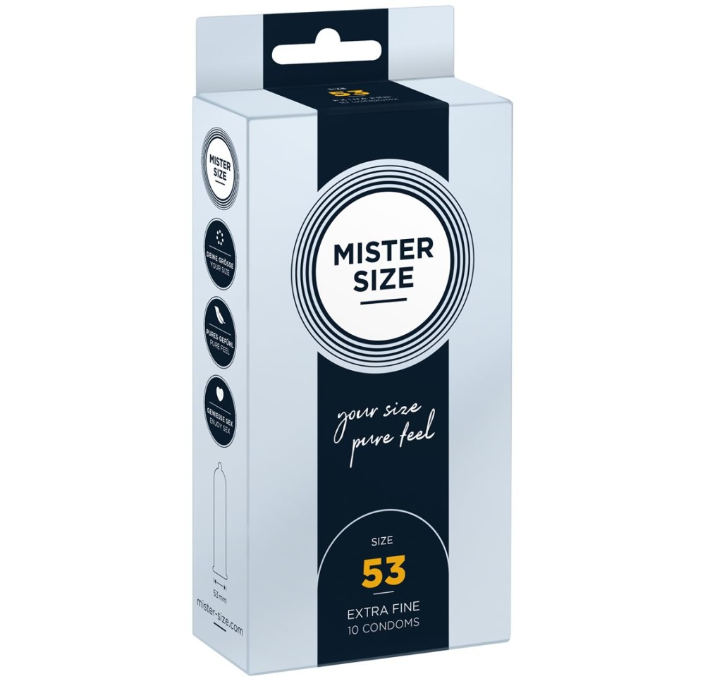 MISTER SIZE 53 préservatif display 6x10 pce
