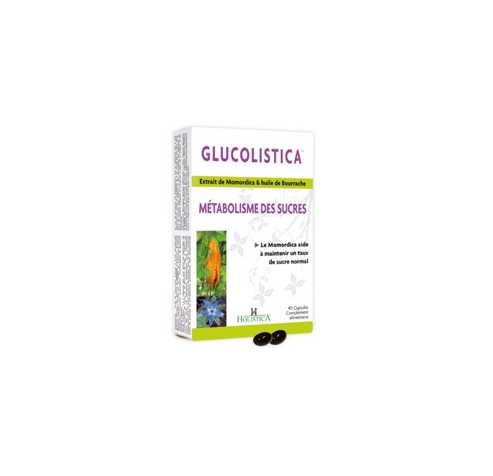 HOLISTICA Glucolistica caps 40 pce HOLISTICA Glucolistica caps 40 pce