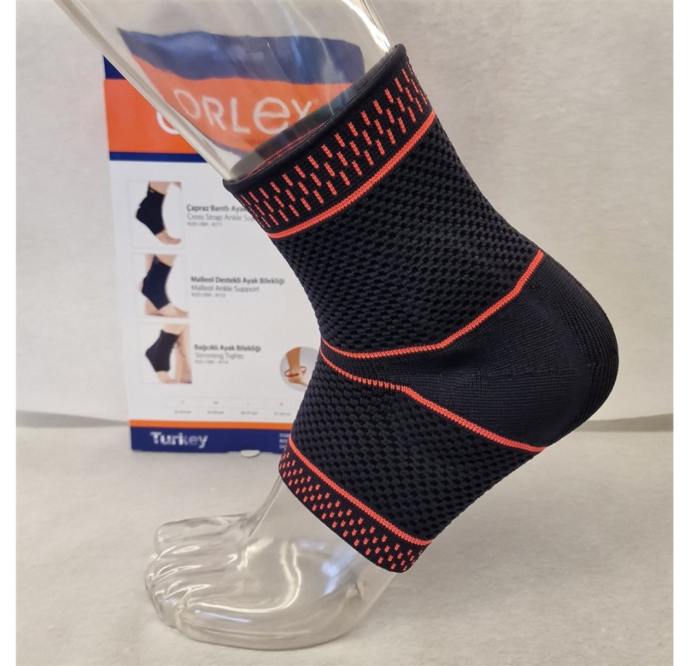 ORLEX support de cheville M en silicone tricoté