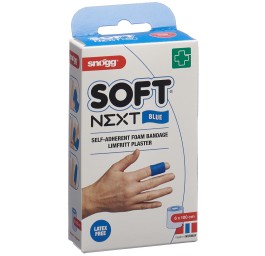 SNÖGG Soft Next pansement 6cmx1m bleu (nouveau)