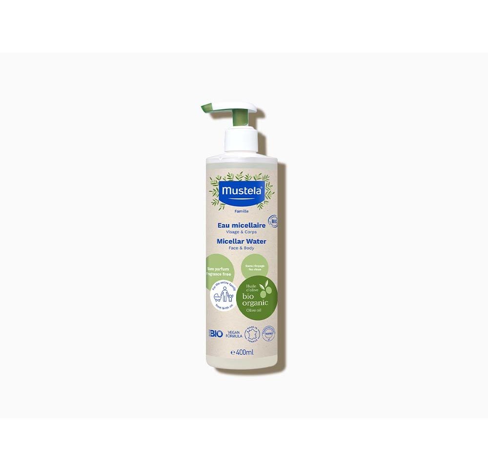 MUSTELA BIO eau micellaire (nouveau) fl 400 ml MUSTELA BIO eau micellaire (nouveau) fl 400 ml